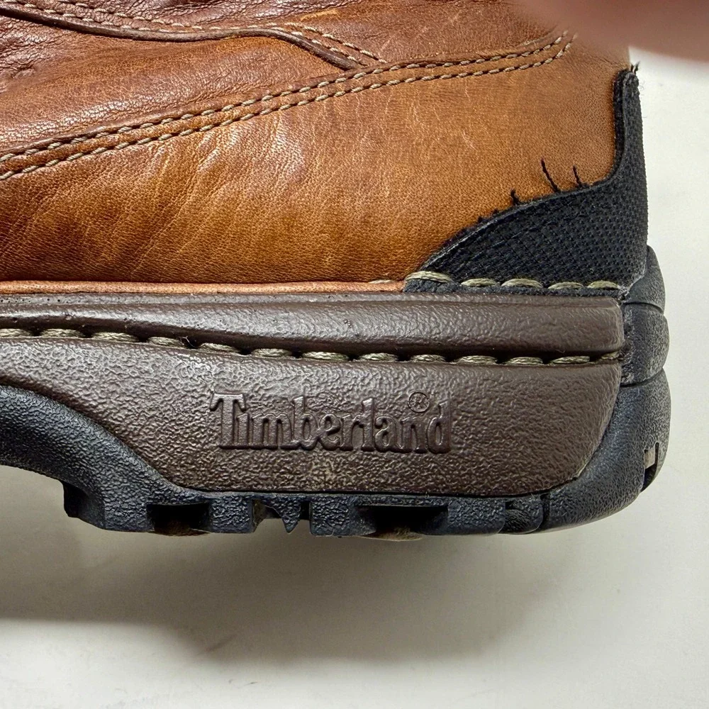 Timberland Trek Travel Mens Brown Leather Hiking Boots 74106 Men's Size 10M